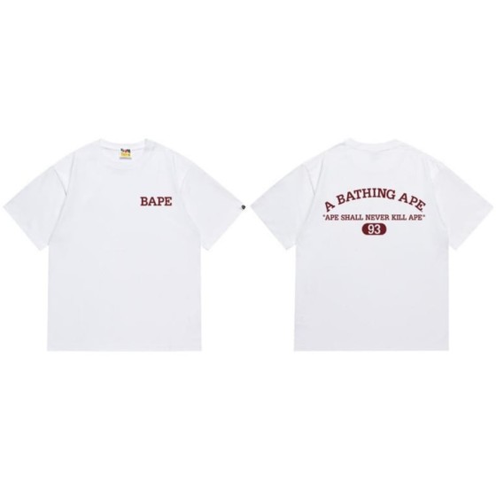 White BAPE "93 College" T-Shirt